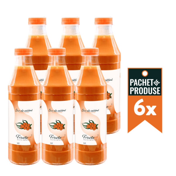 PACHET 6 X SUC DE CĂTINĂ, 1L/buc